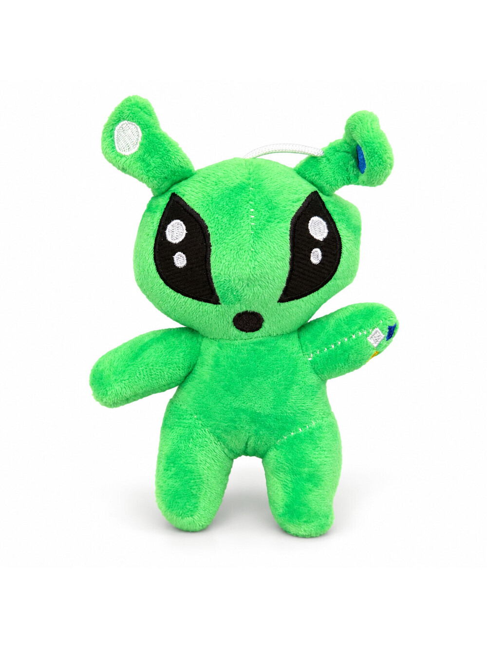 IKEA AFTONSPARV Green Alien Plush 8" Space Stuffed Toy Doll Embroidered